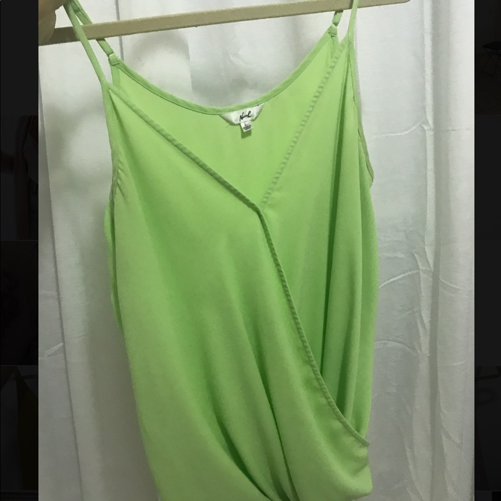 Green adjustable blouse